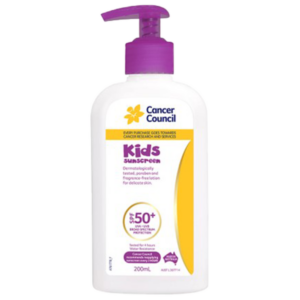 CANCER COUNCIL SPF50+ Kids Sunscreen Pump 200mL