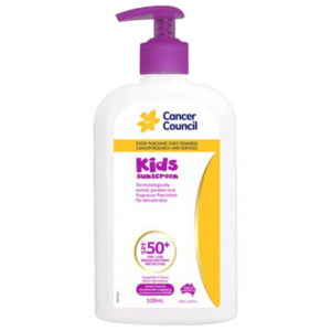 CANCER COUNCIL SPF50+ Kids Sunscreen Pump 500mL