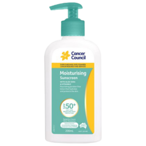 CANCER COUNCIL SPF50+ Moisturising Sunscreen Pump 200mL