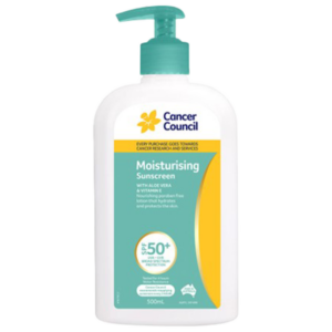 CANCER COUNCIL SPF50+ Moisturising Sunscreen Pump 500mL