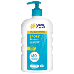 CANCER COUNCIL SPF50+ Sport Sunscreen Pump 500mL