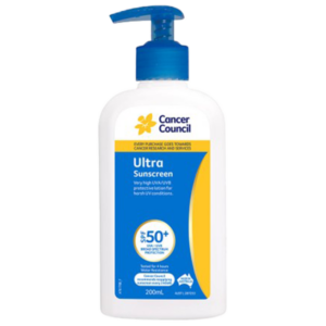 CANCER COUNCIL SPF50+ Ultra Sunscreen Pump 200mL