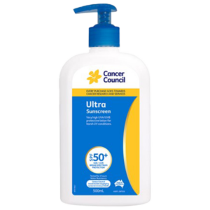 CANCER COUNCIL SPF50+ Ultra Sunscreen Pump 500mL
