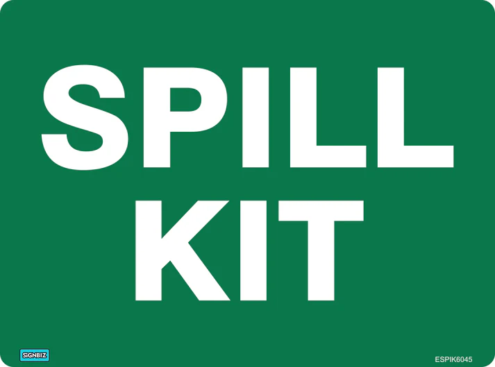 Emergency Spill Kit Sign