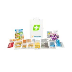FastAid R2 Workplace Response Metal Cabinet First Aid Kit