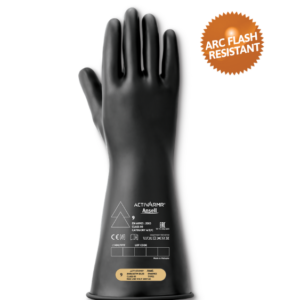 500V Electrical Insulating Gloves Class 00 280mm Arc Flash Resistant