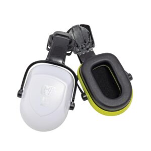 GT Cap Attachable Earmuff - White