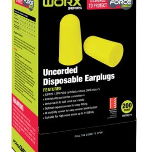 Bullet Shaped Corded Disposable Earplug