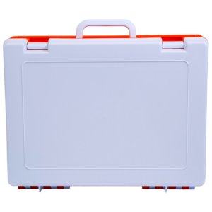 AEROCASE Medium/Large White and Orange Rugged Case 34.5 x 26.5 x 9.8cm (for AFAK5C)