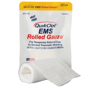 QUIKCLOT Haemostatic EMS Roll 7.5cm x 1.2 SHORT DATED