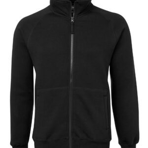 Colours of Cotton C of C FULL ZIP FLEECY BLACK -2XS