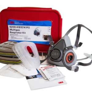 6259 MULTIGAS RESPIRATOR KIT 6200/6059/5925 IN STORAGE BOX MEDIUM
