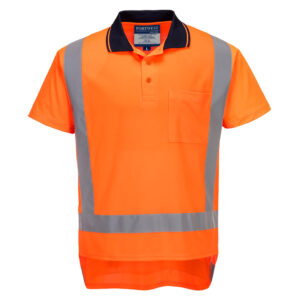 Portwest TTMC-W17 Hi-Vis X Back Polo Shirt S/S
